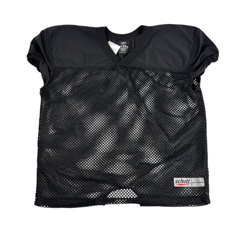 Used Schutt Football Practice Jersey Black Youth LG 11506-S000271382