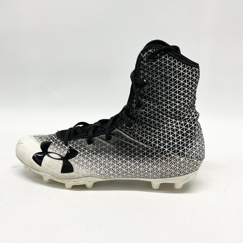 Vist Large View of Product Image Which is Used Under Armour Adult FB Cleats Black Senior 8