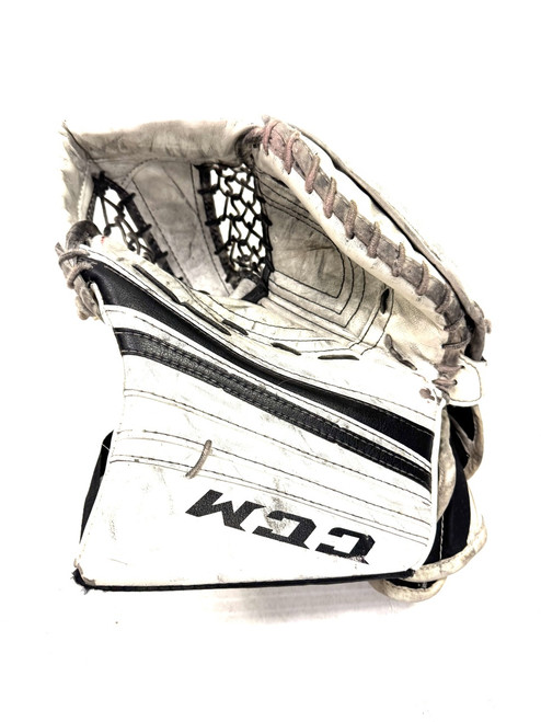 Used CCM PREMIER R1.9 Senior Goalie Catcher White 11860-S000283674