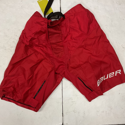 Vist Large View of Product Image Which is Used Bauer COVER SHELL Intermediate Pant Red LG