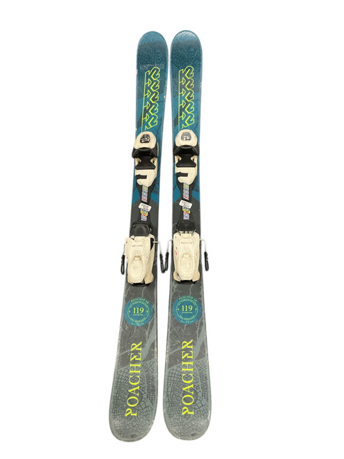 Used K2 POACHER Boys DH Ski/Binding None 119 cm 11512-S000216300