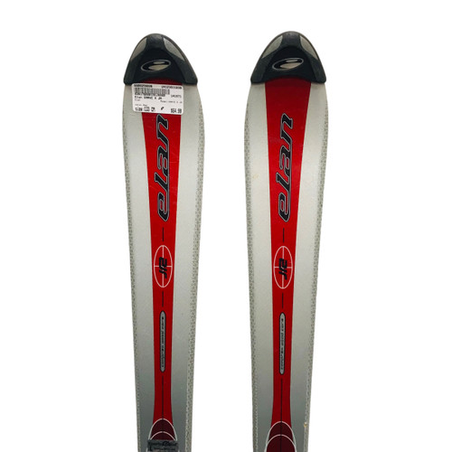 Vist Large View of Product Image Which is Used Elan CARVE X JR Boys DH Ski/Binding Red 133 cm