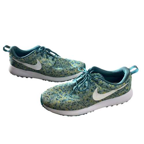 Vist Large View of Product Image Which is Used Nike Mens Golf Shoes Teal Senior 9.5