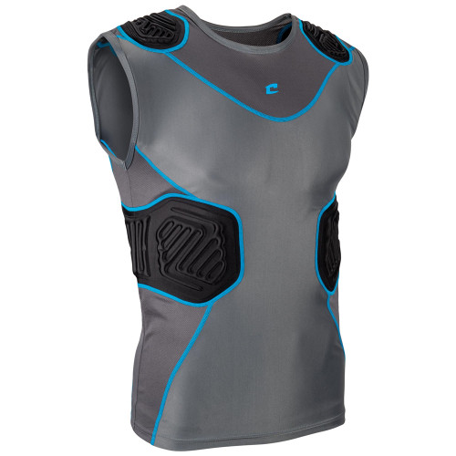New Champro BULL RUSH PADDED SHIRT FB Top Adult MD 11347-CHPFJU10AGRMD