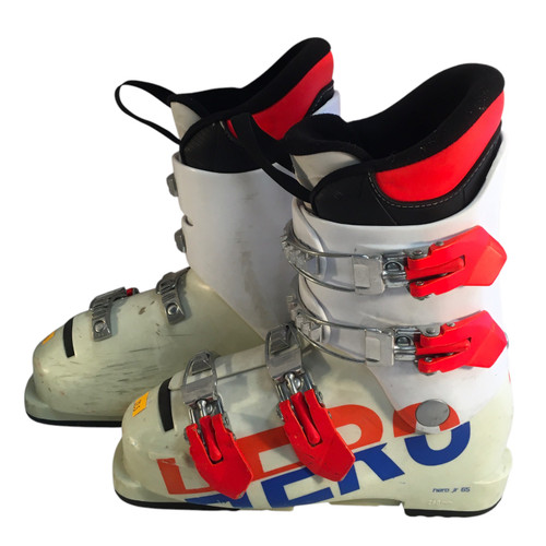 Used Rossignol 22.5 ROSSIGNOL HERO JR 65 Girls DH Ski Boot Black 225 MP - J04.5 - W5.5 11749-S000179311