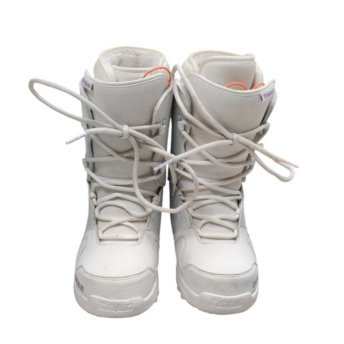 Vist Large View of Product Image Which is Used ThirtyTwo LACE UP Womens Snowboard Boots White Senior 8