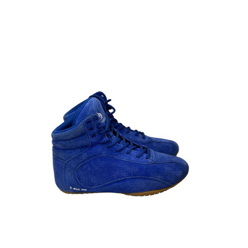 Used Wrestling Shoes Royal Blue Junior 05 11813-S000318590