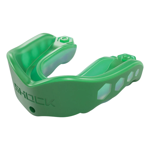 Vist Large View of Product Image Which is New Shock Doctor Gel Max Mouthguard- Green Youth