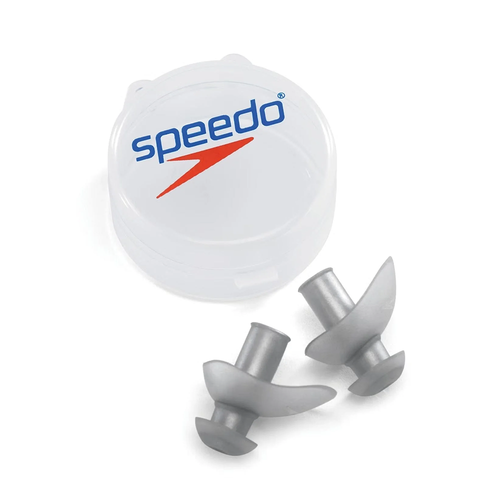 Vist Large View of Product Image Which is New Speedo Ergo Swim Ear Plugs- Silver