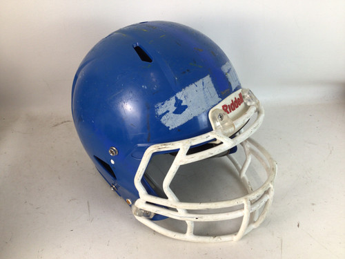 Used Riddell 2016 VICTOR SM/MD FB HELMET FB Helmet Royal Blue MD 11752-S000059523