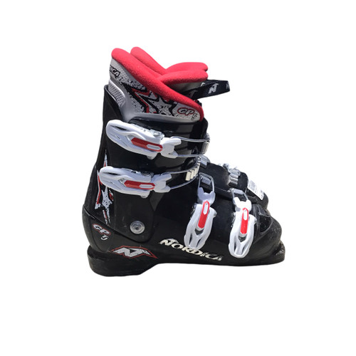 Vist Large View of Product Image Which is Used Nordica GPTJ Boys DH Ski Boot Black 225 MP - J04.5 - W5.5 11812-S000150836