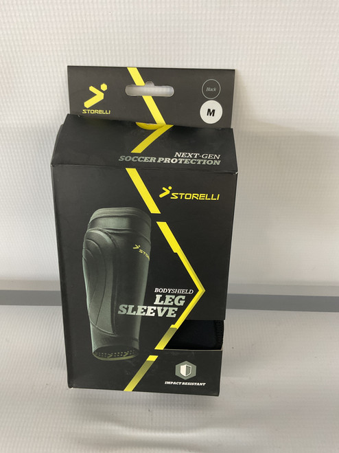 Used Storelli Soccer Shin Guards Adult Black MD 11870-S000011830