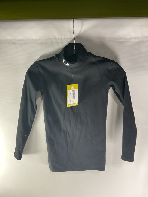 Vist Large View of Product Image Which is Used Under Armour BLACK COMPRESSION FB Top Youth Black Youth