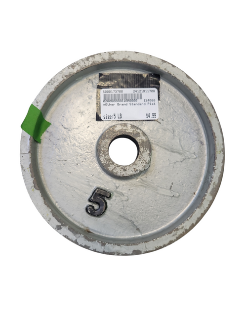 Vist Large View of Product Image Which is Used Standard Plate (Each) 5 lb