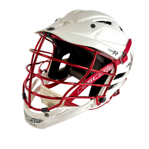 Used Cascade CPX-R Lacrosse Helmet White One Size Fits Most 11506-S000271450