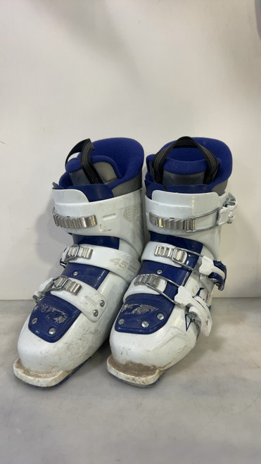Used Nordica TEAM 3 Girls DH Ski Boot White 215 MP - J03 11727-S000188116