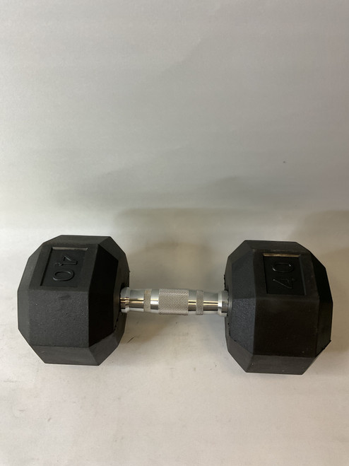 Vist Large View of Product Image Which is Hex Dumbbell (Each) 40 lb