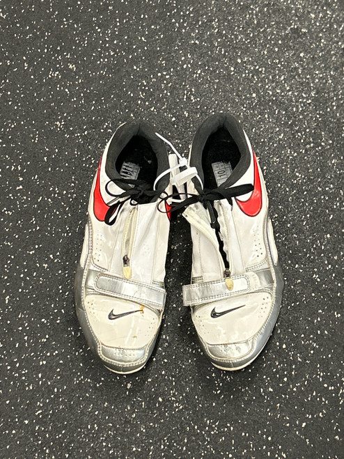Vist Large View of Product Image Which is Used Nike ZOOM RIVAL Track & Field Cleats Adult White Senior 10