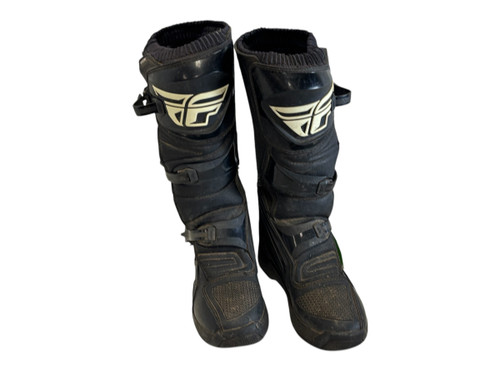 Used FLY RACING MAVERIK Mens Motocross Boots Black Size 10 11731-S000128760