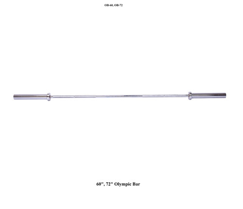 Vist Large View of Product Image Which is New 5 Ft Olympic Bar Apollo Athletics OB-60