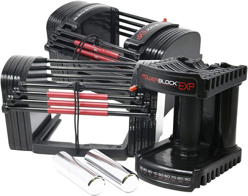 New Powerblock SPORT EXP 5-50lb adjustable dumbells 11286-SPORTEXC550