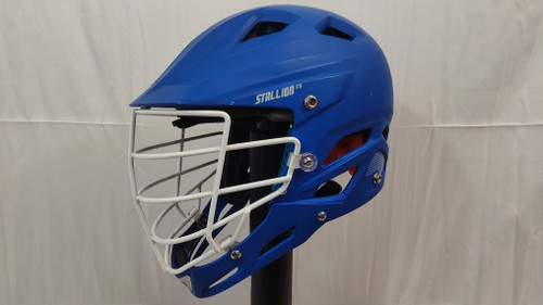 Used Shakespeare STALLION 575 Lacrosse Helmet Royal Blue MD 11511-S000105582