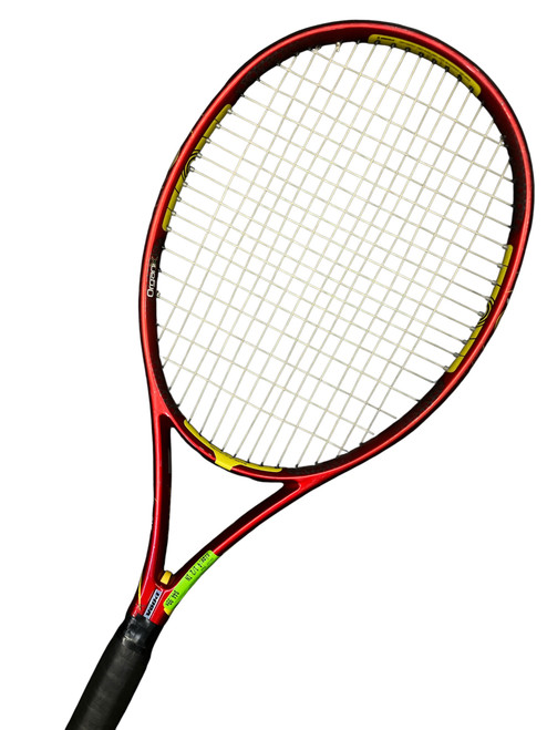 Vist Large View of Product Image Which is Used Volkl ORGANIX 8  Adult Tennis Racquet Red