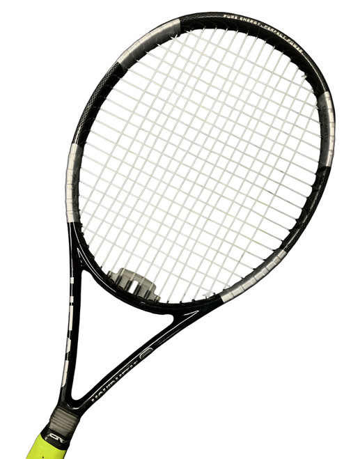 Vist Large View of Product Image Which is Used Head LIQUIDMETAL 8 Adult Tennis Racquet Black 4 5/8"