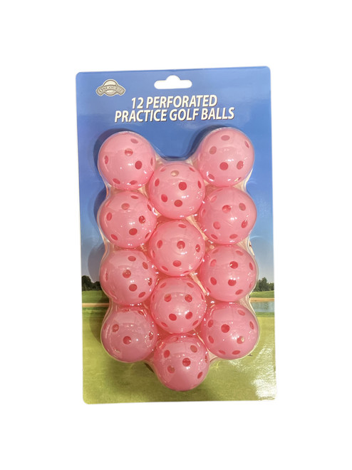 Vist Large View of Product Image Which is New PINK WIFFLE BALL 12PC