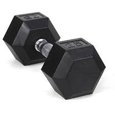 Vist Large View of Product Image Which is New 25lb Rubber/Chrome DB