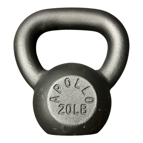 Vist Large View of Product Image Which is New 20 Lb Black Kettlebell