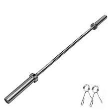 Vist Large View of Product Image Which is New Olympic Curl Bar w/Clips