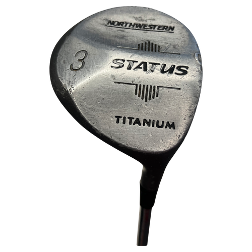 Vist Large View of Product Image Which is Used Northwestern STATUS Mens Fairway Wood RH 3 Wood