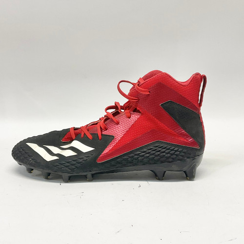 Vist Large View of Product Image Which is Used Adidas FREAK Adult FB Cleats Black And Red Senior 13