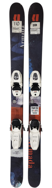 Vist Large View of Product Image Which is Used Armada Bantam Junior Skis 110 cm with Marker 4.5 Bindings