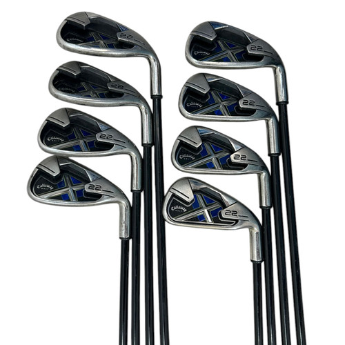 Used Callaway X-22 Mens Iron Set RH 4I-GW/AW 11471-S000155270