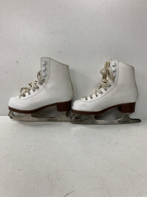 Vist Large View of Product Image Which is Used Jackson GLACIER 120 Girls Figure Skate White Youth 13.0