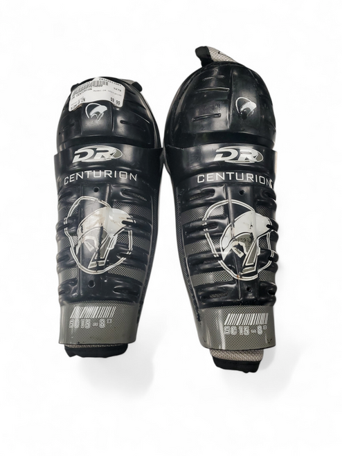 Vist Large View of Product Image Which is Used DR CENTURION Youth Shin Guards Black 8" 11863-S000019184