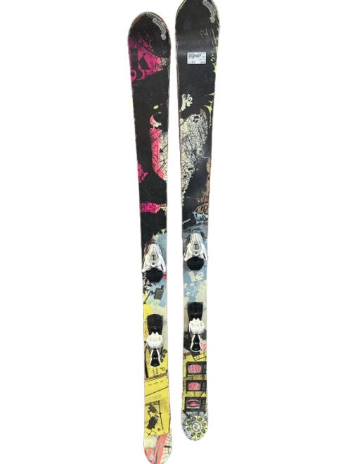 Vist Large View of Product Image Which is Used K2 FIGURE Womens DH Ski/Binding Black 169 cm