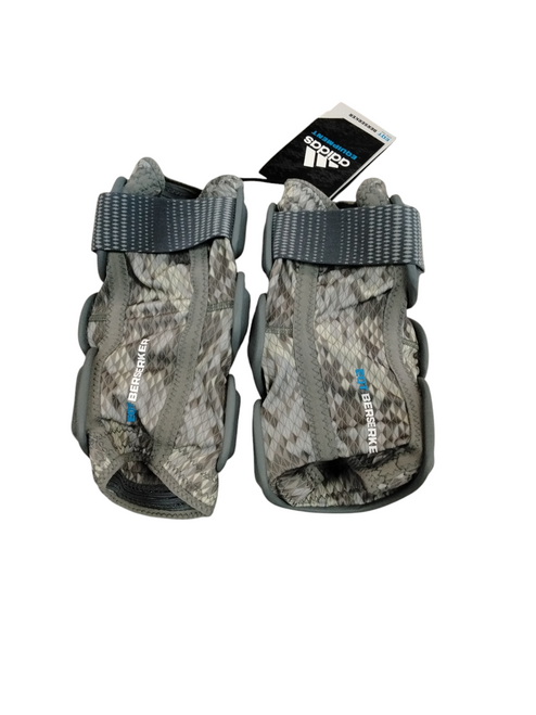 Vist Large View of Product Image Which is New Adidas EQT BERSERKER Lacrosse Arm Pads/Guards Grey LG