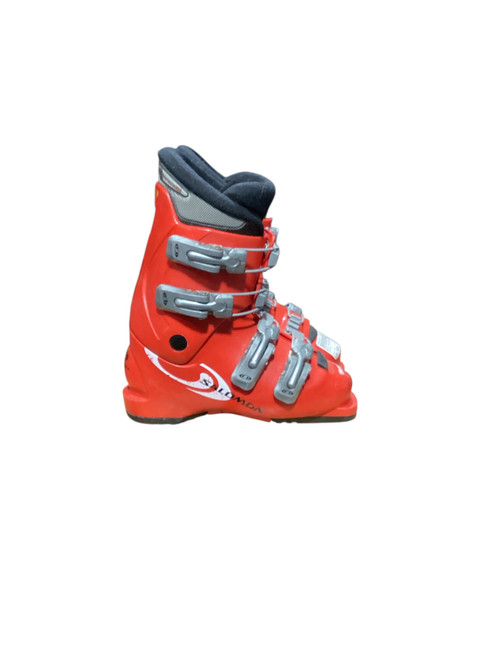 Vist Large View of Product Image Which is Used Salomon Boys DH Ski Boot Red 190 MP - Y12