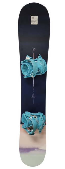 Vist Large View of Product Image Which is Used Nidecker ORA Womens Snowboard 151 cm with Nexus Flow Bindings (Medium)