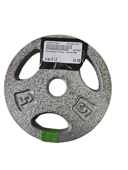Vist Large View of Product Image Which is Used Standard Plate (Each) 5 lb