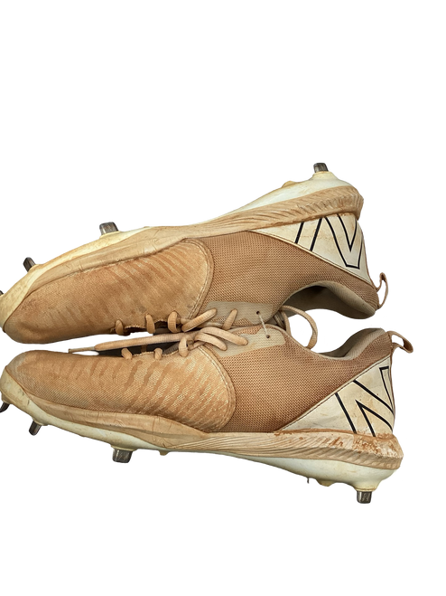 Used New Balance BB/SB Cleats White Senior 11 11613-S000151241 Vist Large View of Product Image Which is Used New Balance BB/SB Cleats White Senior 11