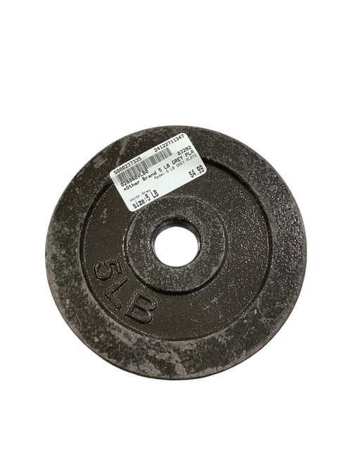 Vist Large View of Product Image Which is Used 5 LB GREY PLATE Standard Plate (Each) Grey 5 lb