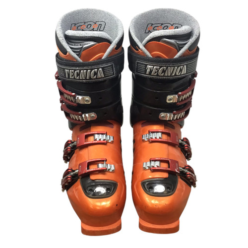 Vist Large View of Product Image Which is Used Tecnica ICON TNT Boys DH Ski Boot Orange 240 MP - J06 - W07