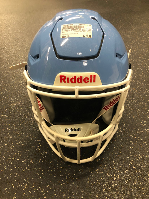 Used Riddell SPEEDFLEX 2022 ADULT FB Helmet Carolina Blue XL 11726-S000274986