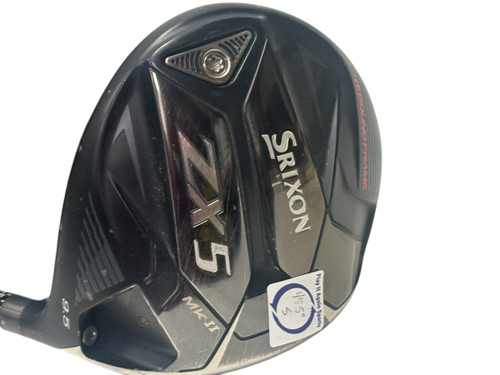 Vist Large View of Product Image Which is Used Srixon ZX5 MK II Mens Golf Driver RH 9.5 Degree w/ HZRDUS RDX Smoke 60g 6.0 Shaft 45.5"
