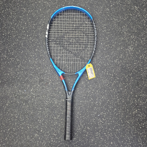 Vist Large View of Product Image Which is Used Dunlop ICS 800 G Adult Tennis Racquet Navy Blue 4 1/8"