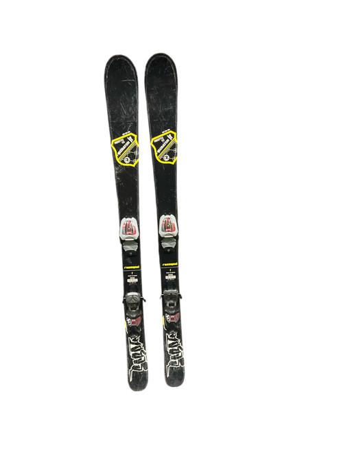 Vist Large View of Product Image Which is Used Rossignol SCRATCH JR Boys DH Ski/Binding Black 128 cm